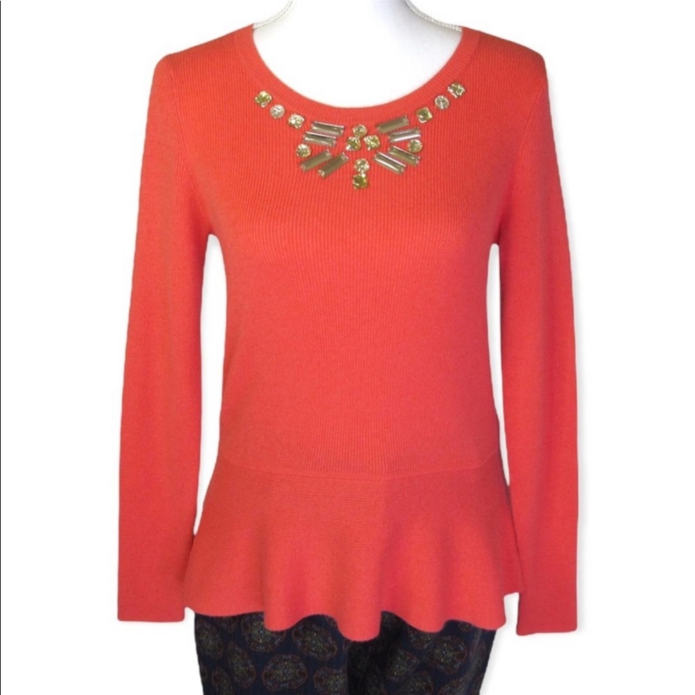 Banana republic peplum sweater